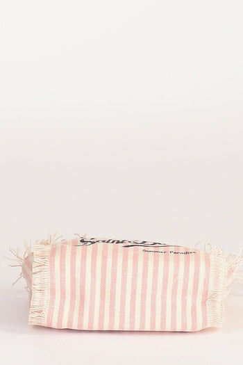 Saint Barth Borsa Vanity Mini Rosa/bianco Donna - 6