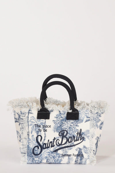 Saint Barth Borsa Colette Bianco/azzurro Donna