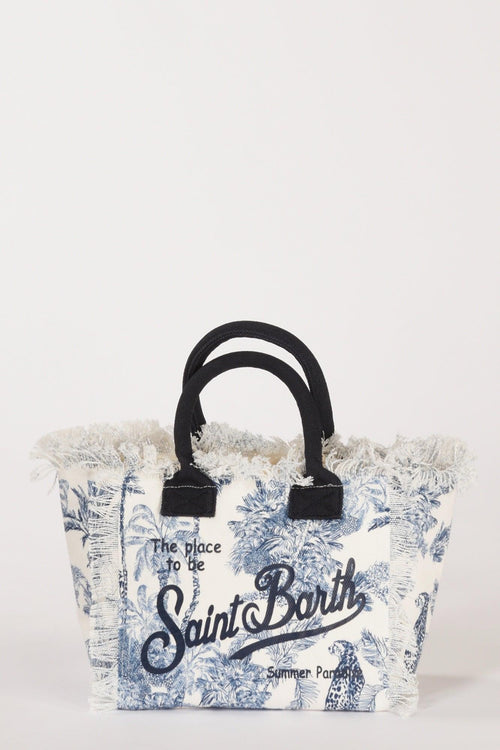 Saint Barth Borsa Colette Bianco/azzurro Donna