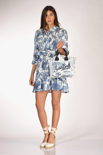 Saint Barth Borsa Colette Bianco/azzurro Donna - 2
