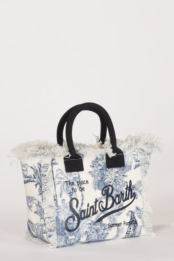 Saint Barth Borsa Colette Bianco/azzurro Donna - 3
