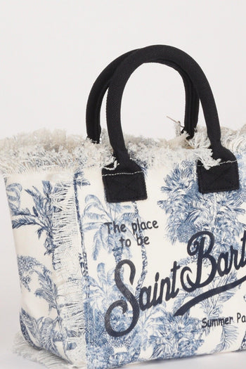 Saint Barth Borsa Colette Bianco/azzurro Donna - 4