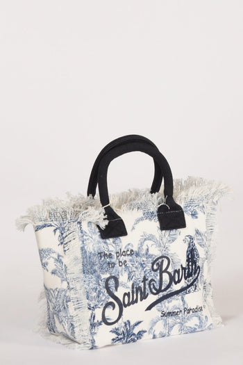 Saint Barth Borsa Colette Bianco/azzurro Donna - 5
