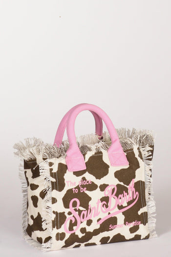 Saint Barth Borsa Colette Marrone/rosa Donna - 3