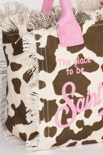 Saint Barth Borsa Colette Marrone/rosa Donna - 4