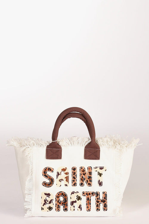 Saint Barth Borsa Colette Bianco/marrone Donna