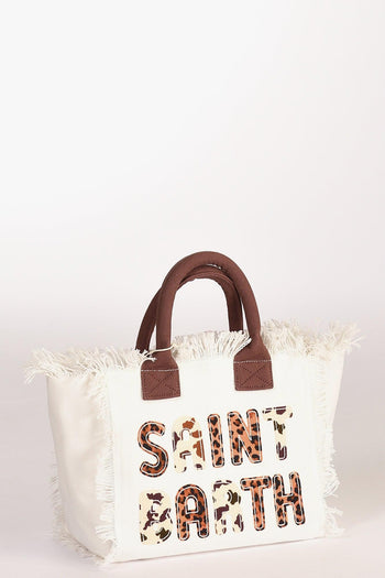 Saint Barth Borsa Colette Bianco/marrone Donna - 3