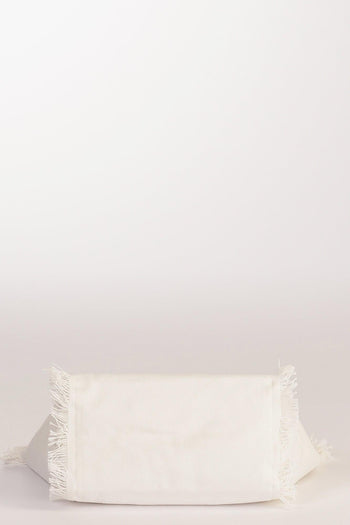 Saint Barth Borsa Colette Bianco/marrone Donna - 6