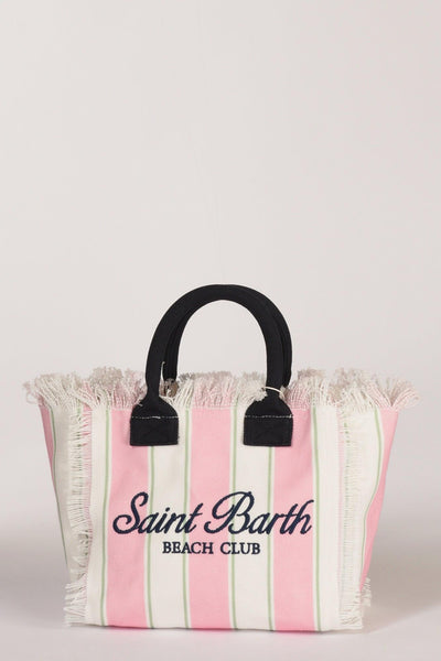 Saint Barth Borsa Colette Rosa/bianco/multicolor Donna