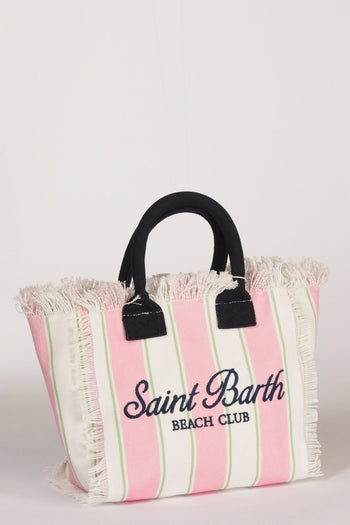 Saint Barth Borsa Colette Rosa/bianco/multicolor Donna - 3