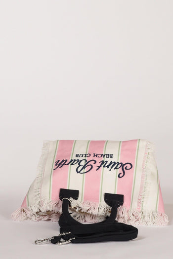 Saint Barth Borsa Colette Rosa/bianco/multicolor Donna - 6