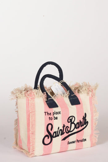 Saint Barth Borsa Colette Rosa/blu Donna - 5