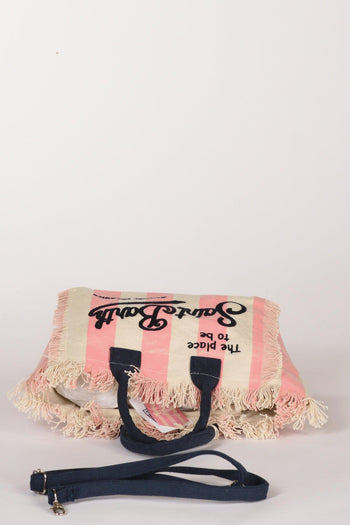 Saint Barth Borsa Colette Rosa/blu Donna - 6
