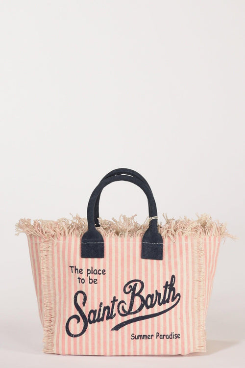 Saint Barth Borsa Colette Rosa/bianco Donna
