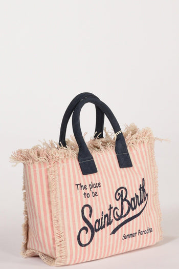 Saint Barth Borsa Colette Rosa/bianco Donna - 3