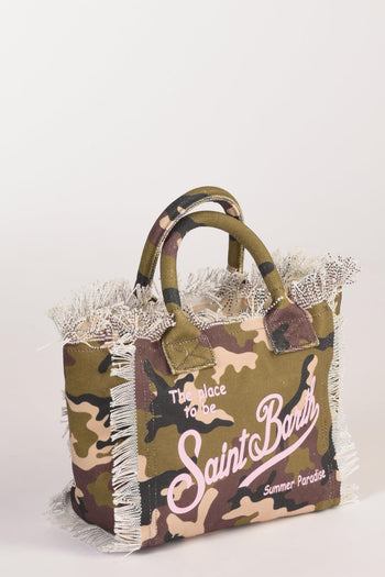 Saint Barth Borsa Colette Verde/rosa Donna - 2