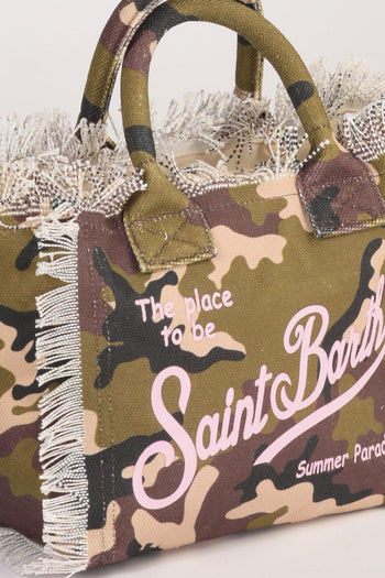 Saint Barth Borsa Colette Verde/rosa Donna - 3