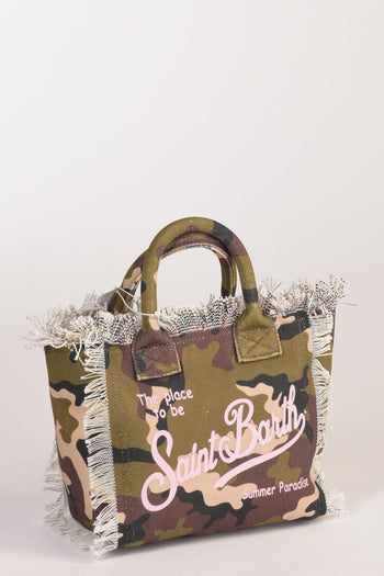 Saint Barth Borsa Colette Verde/rosa Donna - 4