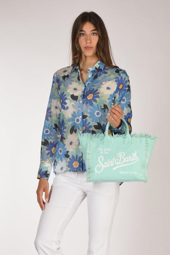 Saint Barth Borsa Colette Azzurro Acqua Donna - 2