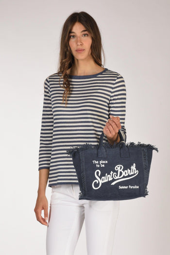 Saint Barth Borsa Colette Blu Donna - 2