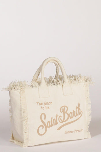Saint Barth Borsa Colette Bianco/beige Donna - 3