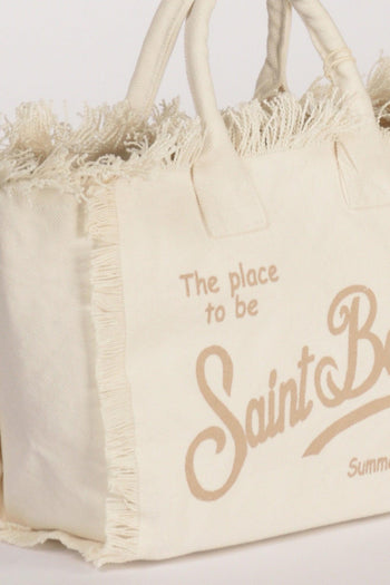 Saint Barth Borsa Colette Bianco/beige Donna - 4