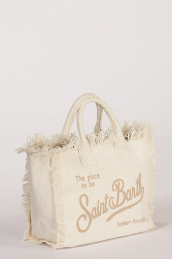 Saint Barth Borsa Colette Bianco/beige Donna - 5