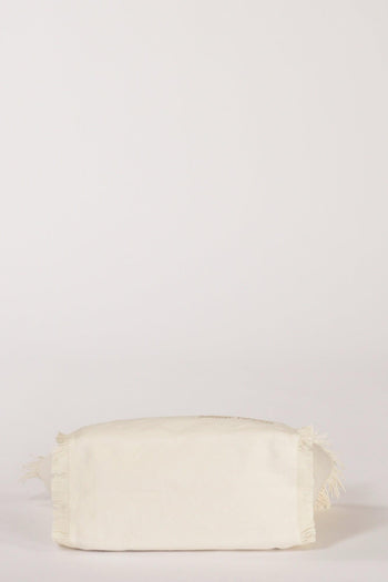 Saint Barth Borsa Colette Bianco/beige Donna - 7