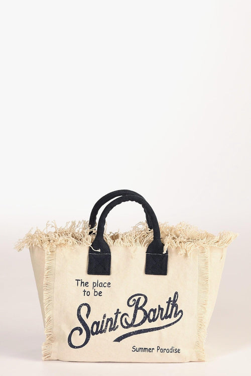 Saint Barth Borsa Colette Bianco/blu Donna