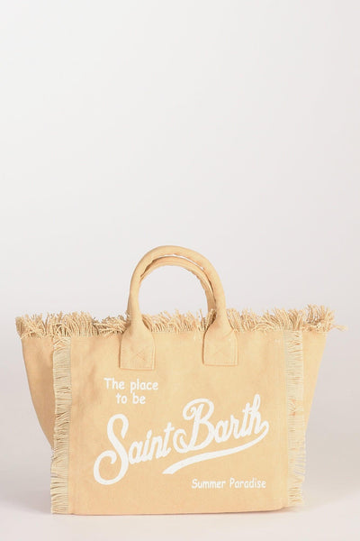 Saint Barth Borsa Colette Beige Donna