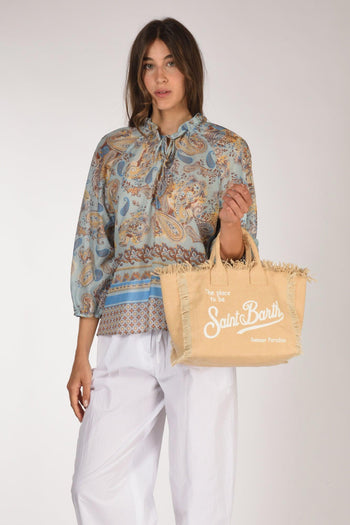 Saint Barth Borsa Colette Beige Donna - 2