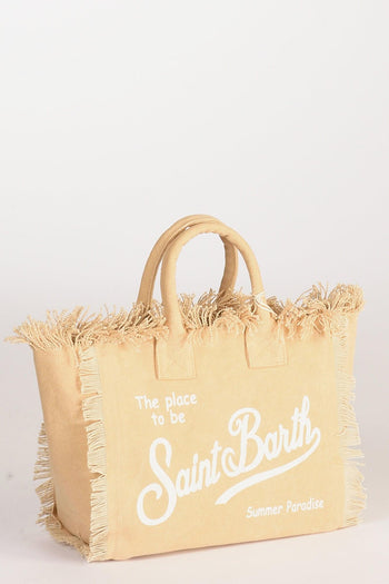 Saint Barth Borsa Colette Beige Donna - 5