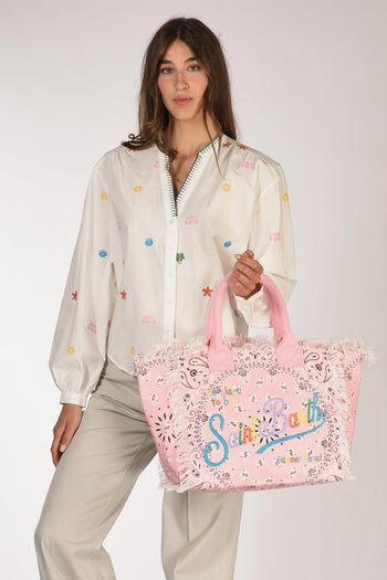 Saint Barth Borsa Vanity Rosa/multicolor Donna - 2