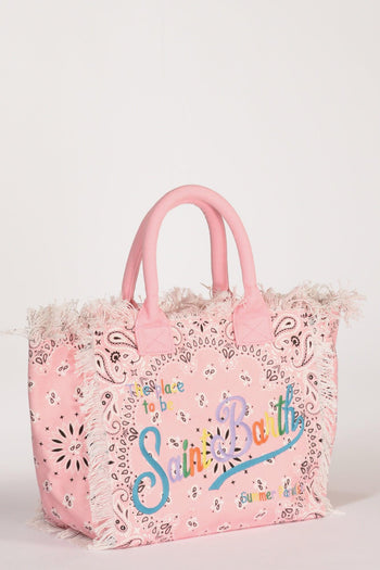Saint Barth Borsa Vanity Rosa/multicolor Donna - 5