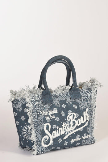 Saint Barth Borsa Vanity Blu Donna - 2