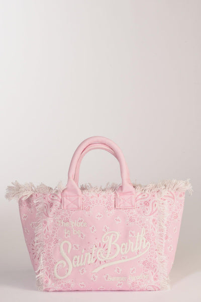 Saint Barth Borsa Vanity Rosa/bianco Donna