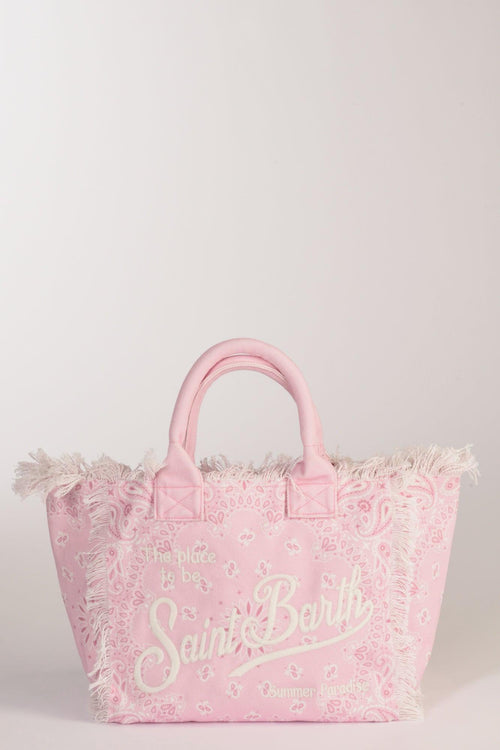 Saint Barth Borsa Vanity Rosa/bianco Donna
