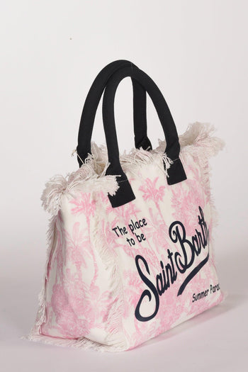 Saint Barth Borsa Vanity Bianco/rosa Donna - 4