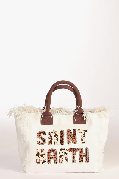 Saint Barth Borsa Vanity Bianco/marrone Donna