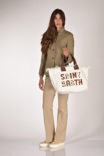 Saint Barth Borsa Vanity Bianco/marrone Donna - 2