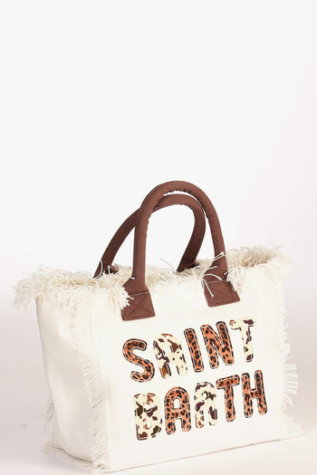 Saint Barth Borsa Vanity Bianco/marrone Donna - 4