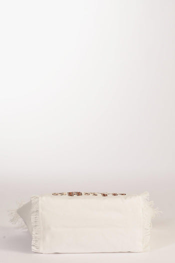 Saint Barth Borsa Vanity Bianco/marrone Donna - 7