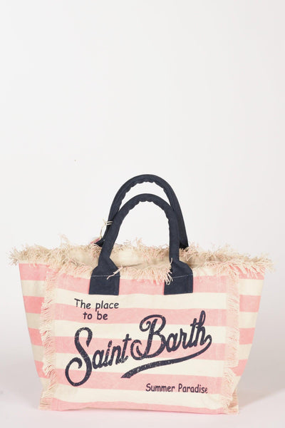 Saint Barth Borsa Vanity Rosa/bianco Donna