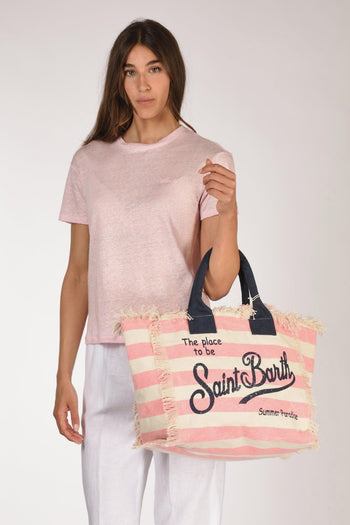 Saint Barth Borsa Vanity Rosa/bianco Donna - 2
