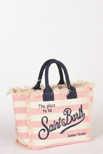 Saint Barth Borsa Vanity Rosa/bianco Donna - 3