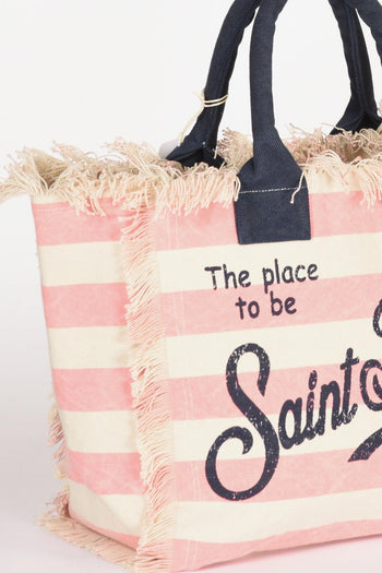 Saint Barth Borsa Vanity Rosa/bianco Donna - 4
