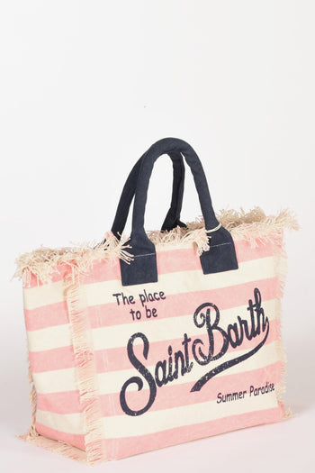Saint Barth Borsa Vanity Rosa/bianco Donna - 5