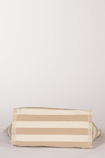 Saint Barth Borsa Vanity Beige/bianco/blu Donna - 7