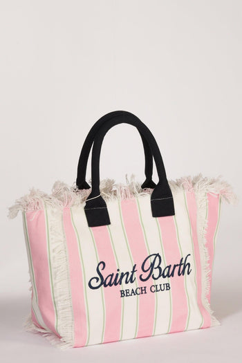 Saint Barth Borsa Vanity Rosa/bianco/multicolor Donna - 3