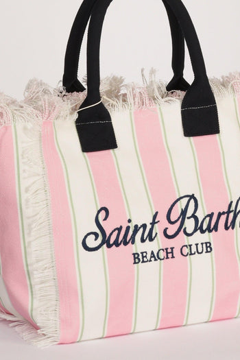Saint Barth Borsa Vanity Rosa/bianco/multicolor Donna - 4